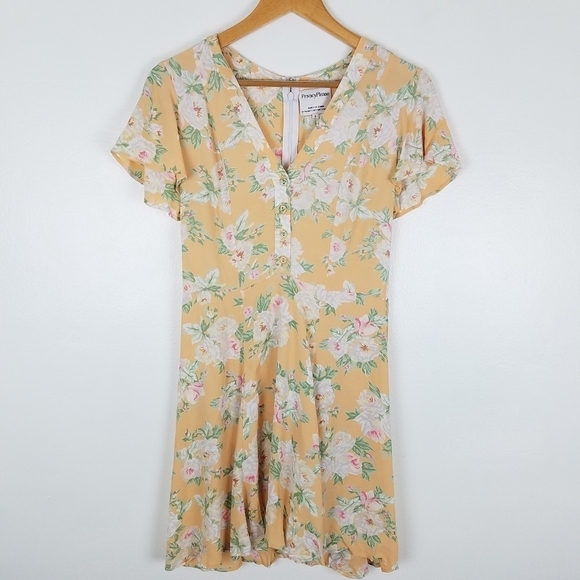 Privacy Please Amsterdam In Flora Mini Dress Floral Print Size Small - Picture 3 of 12